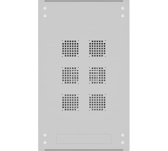 Шкаф напольный универсальный серверный NTSS R 42U 600x1000мм, 4 профиля 19, двери перфорированная и перфорированная двухстворчатая, боковые стенки съемные, регулируемые опоры, разобранный, серый RAL 7035 NTSS-R42U60100PD/PDD