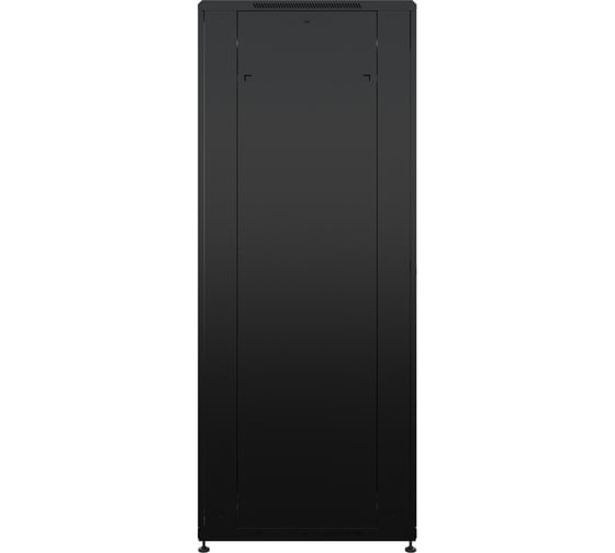 Шкаф напольный универсальный серверный NTSS R 42U 600x800мм, 4 профиля 19, двери стекло и сплошная металл, боковые стенки съемные, регулируемые опоры, разобранный, черный RAL 9005 NTSS-R42U6080GS-BL
