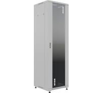 Шкаф напольный универсальный серверный NTSS R 42U 600x600мм, 4 профиля 19, двери стекло и сплошная металл, боковые стенки съемные, регулируемые опоры, разобранный, серый RAL 7035 NTSS-R42U6060GS