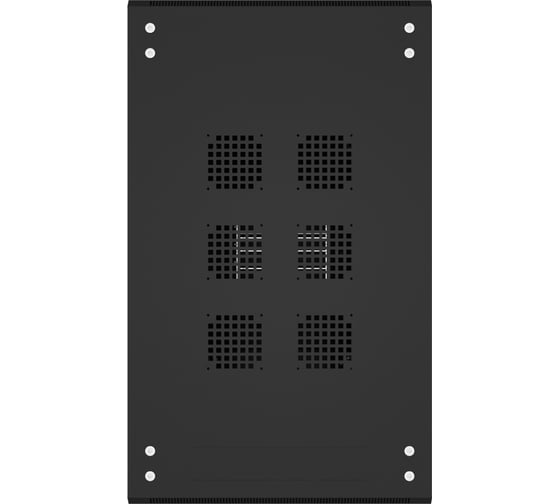 Шкаф напольный универсальный серверный NTSS R 42U 800x1000мм, 4 профиля 19, двери стекло и сплошная металл, боковые стенки съемные, регулируемые опоры, разобранный, черный RAL 9005 NTSS-R42U80100GS-BL