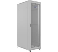 Шкаф напольный универсальный серверный NTSS R 42U 800x1000мм, 4 профиля 19, двери перфорированная и перфорированная двухстворчатая, боковые стенки съемные, регулируемые опоры, разобранный, серый RAL 7035 NTSS-R42U80100PD/PDD