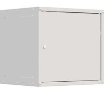 Шкаф настенный телекоммуникационный NTSS LIME 12U 550x450x635мм, 2 профиля 19, дверь сплошная металл, боковые стенки несъемные, разобранный, серый RAL 7035 NTSS-WL12U5545FD