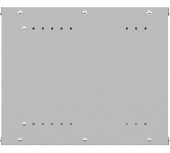 Шкаф настенный телекоммуникационный NTSS LIME 6U 550x450x370мм, 2 профиля 19, дверь стеклянная, боковые стенки несъемные, разобранный, серый RAL 7035 NTSS-WL6U5545GS