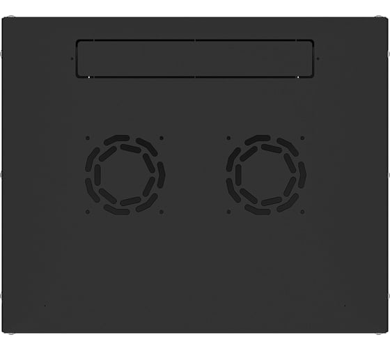 Шкаф настенный телекоммуникационный NTSS LIME 6U 550x350x370мм, 2 профиля 19, дверь стеклянная, боковые стенки несъемные, разобранный, черный RAL 9005 NTSS-WL6U5535GS-BL