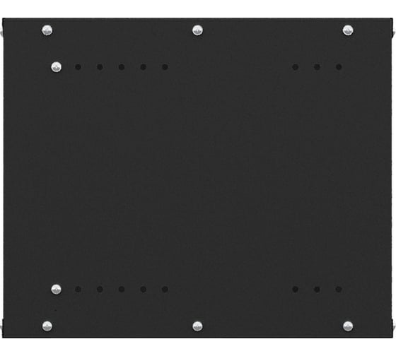 Шкаф настенный телекоммуникационный NTSS LIME 6U 550x350x370мм, 2 профиля 19, дверь стеклянная, боковые стенки несъемные, разобранный, черный RAL 9005 NTSS-WL6U5535GS-BL