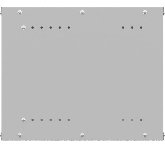 Шкаф настенный телекоммуникационный NTSS LIME 6U 550x450x370мм, 2 профиля 19, дверь сплошная металл, боковые стенки несъемные, разобранный, серый RAL 7035 NTSS-WL6U5545FD