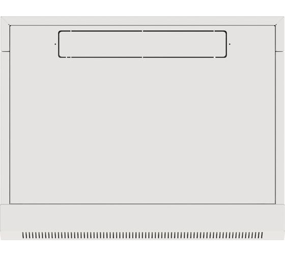 Шкаф настенный телекоммуникационный NTSS W 18U 600x600x964мм, 2 профиля 19, дверь стеклянная, боковые стенки съемные, задняя стенка, разобранный, серый RAL 7035 NTSS-W18U6060GS