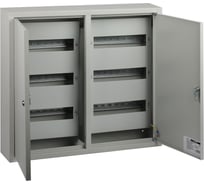 Корпус металлический навесной ЭРА ЩРН72 2х дверный (540x600x120) IP31 УХЛЗ серый Б0062915