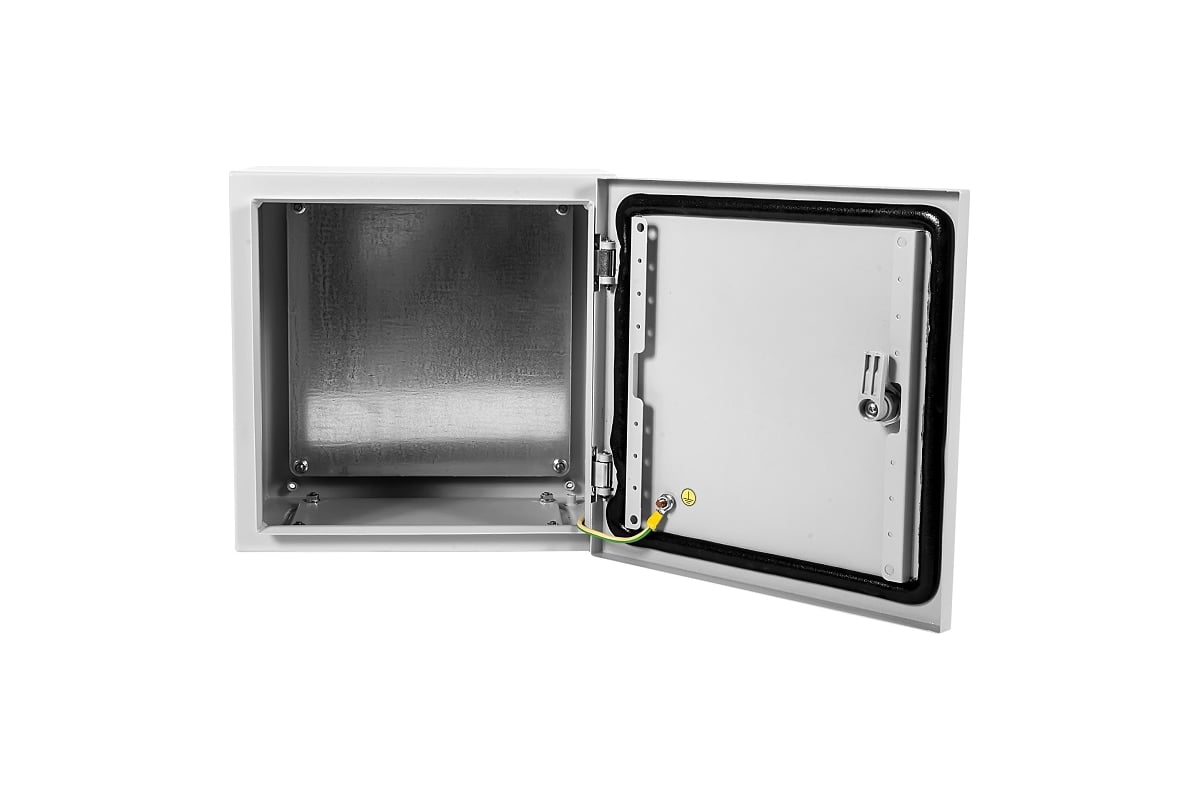 Электротехнический настенный шкаф ELBOX сплошная металлическая дверь ...