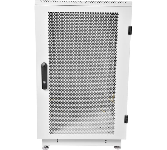 Напольный шкаф ЦМО 27U, 600x800, В=1365мм, 2 двери, перфорация ШТК-М-27.6.8-44АА