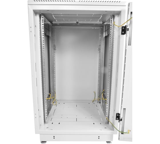 Напольный шкаф ЦМО 27U, 600x800, В=1365мм, 2 двери, перфорация ШТК-М-27.6.8-44АА