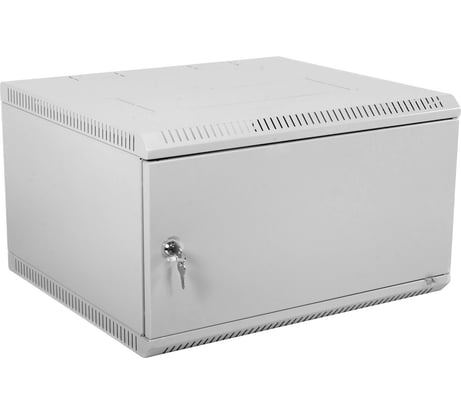 Телекоммуникационный настенный шкаф ЦМО 19, 9U, дверь: металл, разборный, серый ШРН-Э-9.500.1