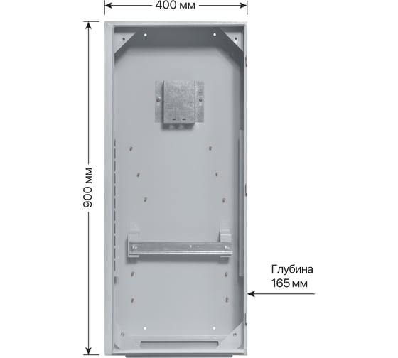 Корпус TDM ПР-1, 900х400х165 мм, IP31 SQ 0905-0701