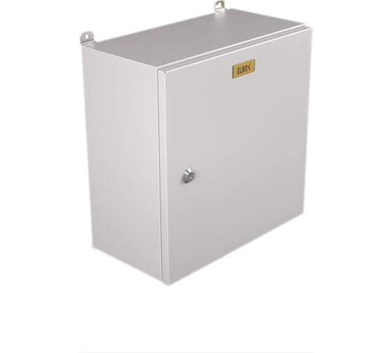Электротехнический настенный шкаф ELBOX сплошная металлическая дверь EMW-400.400.150-1-IP66