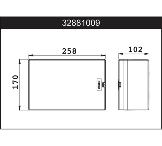 Бокс для открытой установки Nilson ЩРН 9 QUANTUM 32881009