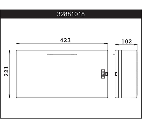 Бокс для открытой установки Nilson ЩРН 18 QUANTUM 32881018