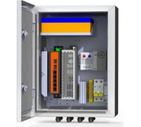 Коммутационный термошкаф MASTERMANN 6УТП 4КУ AКБ 2А 300х400х210 мм IP 66 00-00015647