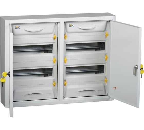 Металлический корпус IEK ЩРн-2x24з-0 36, УХЛ3, IP31, PRO MKM15-N-2X24-31-ZU 1