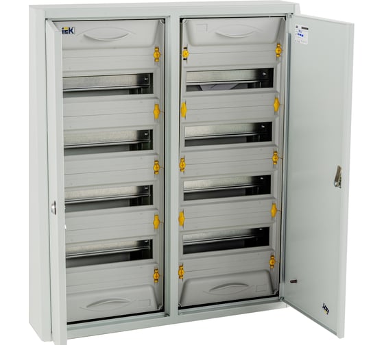 Металлический корпус IEK ЩРн-2x48з-0 36, УХЛ3, IP31, PRO MKM15-N-2X48-31-ZU