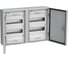 Металлический корпус IEK ЩРн-2х24з-1, IP54, "UNIVERSAL" MKM11-N-2X24-54-Z-U 1