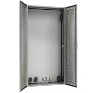 Уличный термошкаф с обогревом и вентиляцией АМАДОН внешние габариты, мм: Ш1000 х В2000 х Г400. ТШВ133-100.200.40-ST