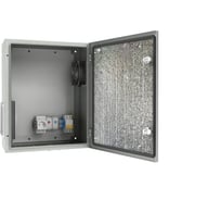 Уличный термошкаф с обогревом и вентиляцией АМАДОН внешние габариты, мм: Ш400 х В500 х Г210 ТШВ132-405021-ST