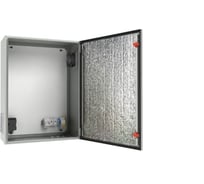 Уличный термошкаф с обогревом и вентиляцией АМАДОН внешние габариты, мм: Ш600хВ800хГ300. ТШВ132-60.80.30-ST