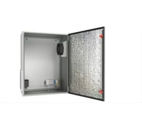 Уличный термошкаф с обогревом и вентиляцией АМАДОН внешние габариты, мм: Ш600хВ800хГ400. ТШВ133-60.80.40-ST