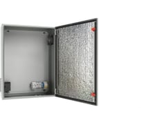 Уличный термошкаф с обогревом и вентиляцией АМАДОН внешние габариты, мм: Ш600хВ800хГ250. ТШВ132-60.80.25-ST