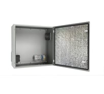 Уличный термошкаф с обогревом и вентиляцией АМАДОН внешние габариты, мм: Ш600хВ600хГ300. ТШВ132-60.60.30-ST