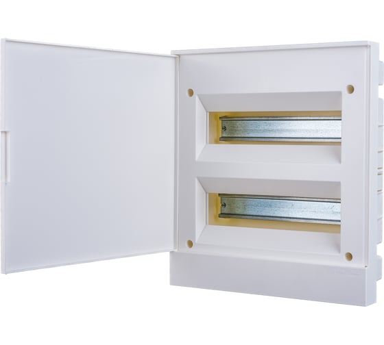 Бокс в нишу ABB Basic E 24М, белая дверь, с клеммами 1SZR004002A1107