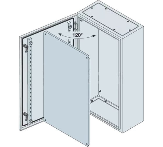 Щит с монтажной панелью ABB ЩМП 400x400x200 SR2 IP65 SRN4420K