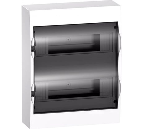 Навесной корпус Systeme Electric ( Schneider Electric) City9 Box с прозрачной дверцей 2ряд/24мод (ранее PRA29213) EZ9E212S2SRU