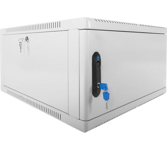 Шкаф настенный ЦМО 19", 6U ШРН-6.650.1 телекоммуникационный (600х657) дверь металл, 00-00543000
