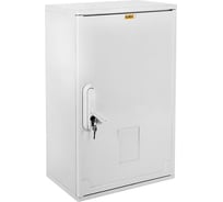 Электротехнический настенный шкаф ELBOX сплошная дверь полиэстер серый EP-400.400.250-1-IP44