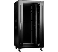 Монтажный телекоммуникационный шкаф Cabeus 19 напольный, для оборудования 22U SH-05C-22U60/60-BK