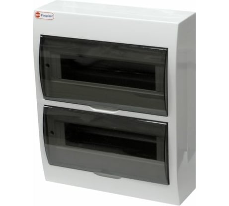 Шкаф открытой установки на 24 автомата Экопласт 326х271х100мм IP40 46124