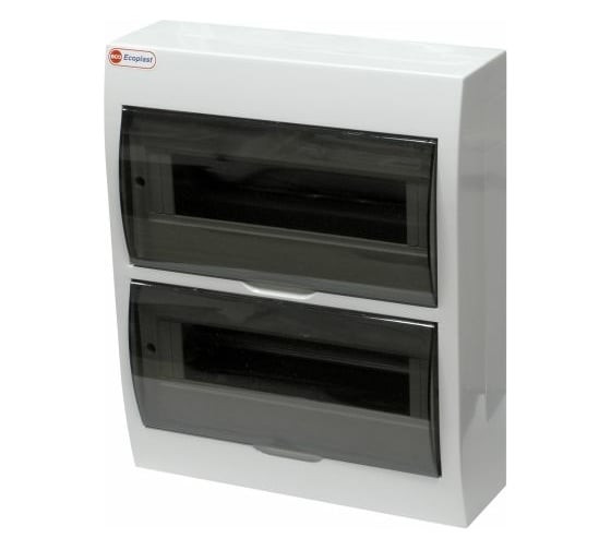 Шкаф открытой установки на 24 автомата Экопласт 326х271х100мм IP40 46124