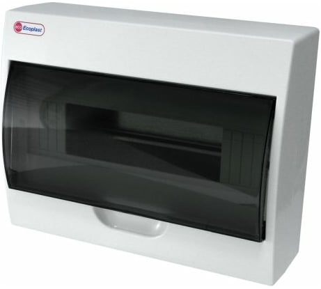 Шкаф открытой установки на 12 автоматов Экопласт 200х256х95мм IP40 46112