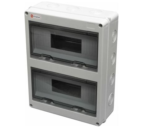 Шкаф открытой установки на 24 автомата Экопласт 355х275х108мм IP65 46424