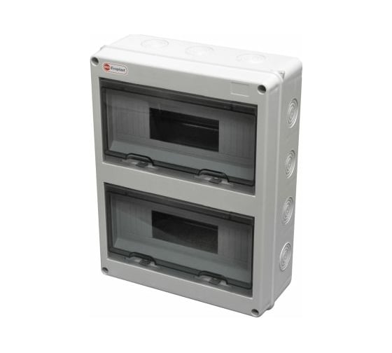 Шкаф открытой установки на 24 автомата Экопласт 355х275х108мм IP65 46424 1