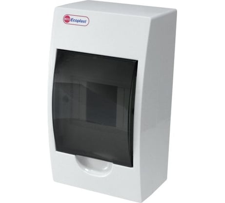 Шкаф открытой установки на 4 автомата Экопласт 200х113х95мм IP40 46104