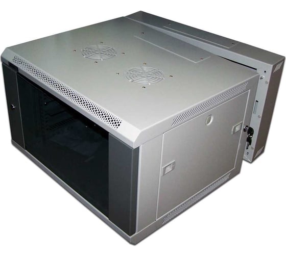 Шкаф настенный 3-секционный TWT 27U 600x600, стеклянная дверь, I TWT-CBW3-27U-6x6 1