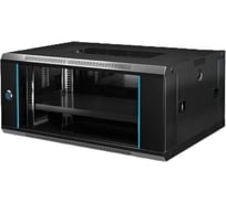 Шкаф телекоммуникационный "КОМПАНИЯ ФОРТОН" 6U, 600*450*350, 0.6mm, Black 6U600450350B