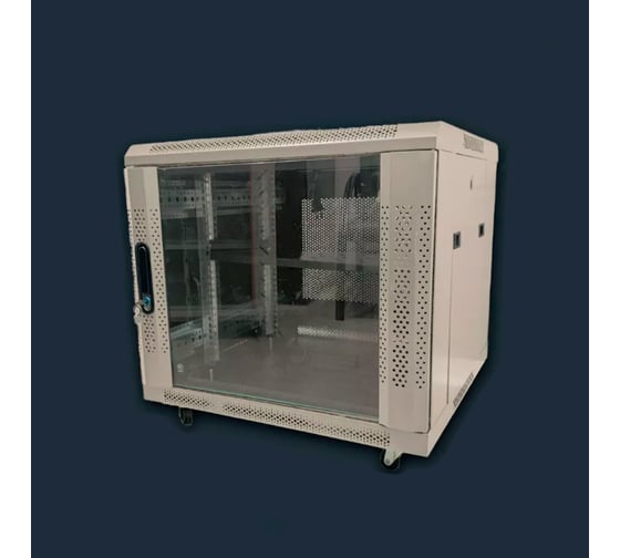 Шкаф телекоммуникационный "КОМПАНИЯ ФОРТОН" 12U, 600*600*600, 0.6mm, Grey 12U600600600G