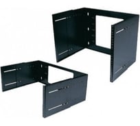 Рама настенная LANMASTER 19", выдвижная поворотная, 1U, глубина - 352/227 мм LAN-RACK-WMER-1U