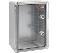 Щит с монтажной платой EKF PROxima пластиковый, прозрачная дверь, 500х400х180 мм, IP65 PBT65MP006