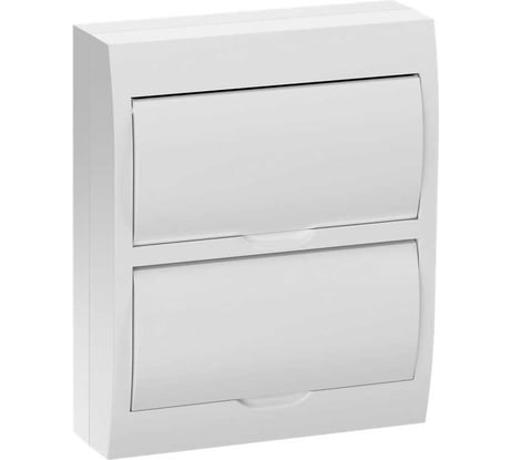 Корпус пластиковый GENERICA ЩРН-П-24 бел. дверь IP41 MKP13-N-24-41-K01-G