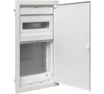 Встраиваемый комбинированный щит EKF "Nova" (1 DIN + 2 МП) 3 габарит с металлической перфорированной дверью IP40 nv-cb-pmd-1+2