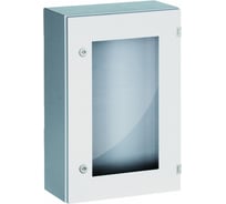 Шкаф распределительный с обзорной дверью Провенто 500x400x250, IP66, RAL7035 MEV 50.40.25